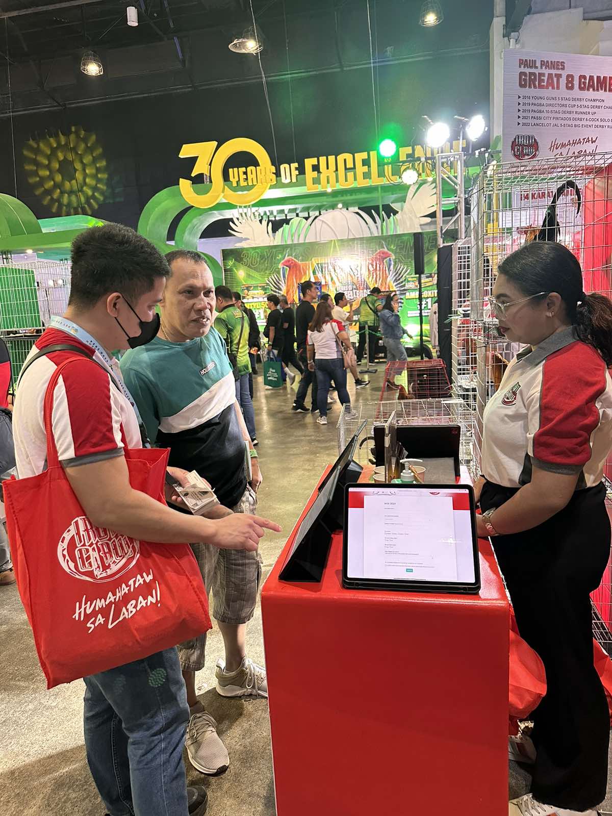 Iron Claw  Registration at World Gamefowl Expo 2024